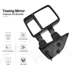 Power Heated Turn Signal Tow Mirrors for Ford F250-F550 Super Duty (1999–2007)