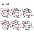 6X Carburetor Overhaul Kit for B&S 590589 08P502 093J02 (Lawn Mower)