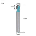 4X CNC Carbide Router Bits for Milling (Router Bit Set)