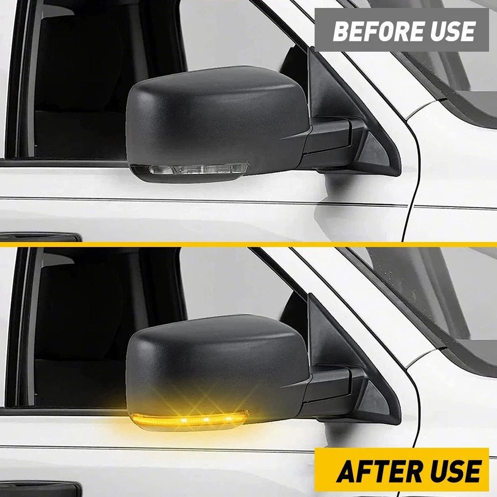 Right Side Mirror Turn Signal Light Puddle Lamp for Dodge Ram 1500 2500 (2010–2014)