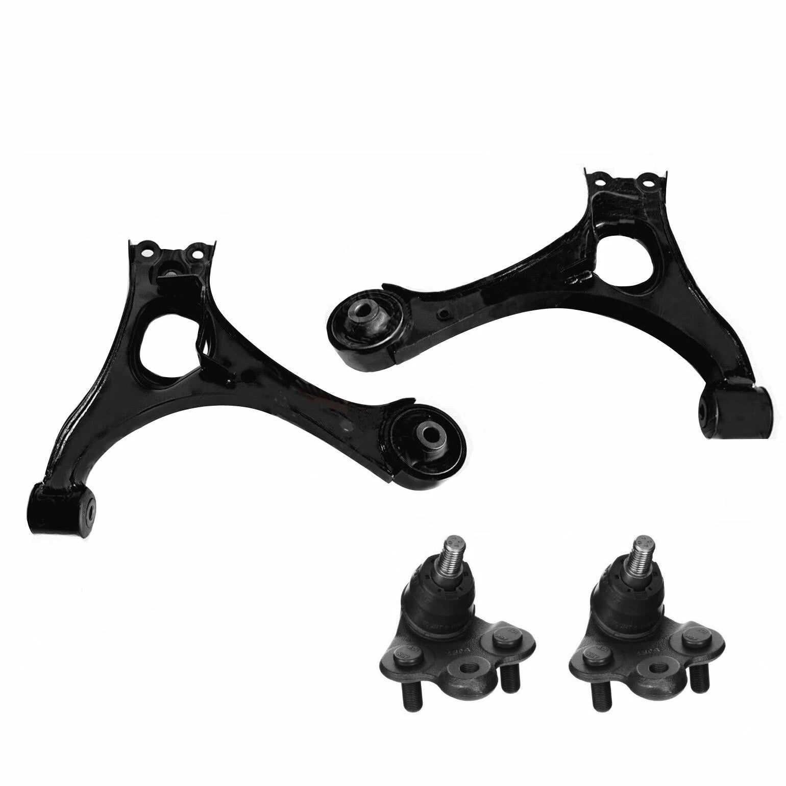 4pc Front Lower Control Arm Set with Ball Joints for Honda Civic Acura CSX (2006–2011)