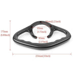 Red Passenger Gas Tank Grab Handle for Kawasaki Ninja ZX-14R (2006-2012)
