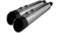 4.5" Chrome Slip-On Mufflers for Harley M8 Touring (2017–2023)