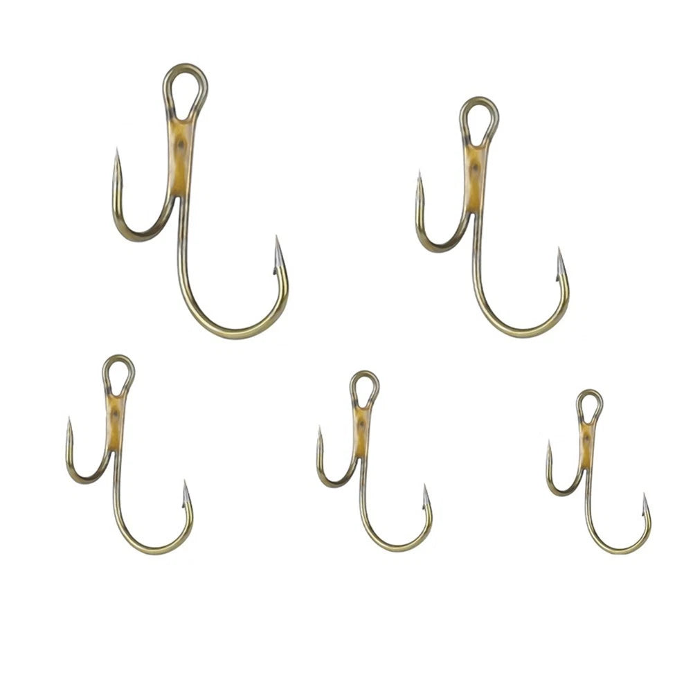 20X High Carbon Steel Barbed Fishing Hooks for Zander