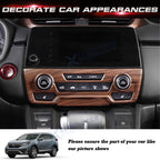 Peach Wood Grain Center Climate Control CD Panel Cover for Honda CR-V (2017-2022)