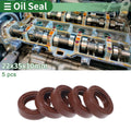 Set of 5 Oil Seal Rotary Shaft Seal FKM Rubber 22x35x10mm
