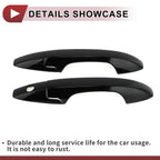 Set of 4 Car Door Handle Covers for Honda CR-V (2007–2011) Gloss Black ABS