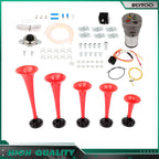 5 Trumpet Musical Air Horn for Car Truck Train
