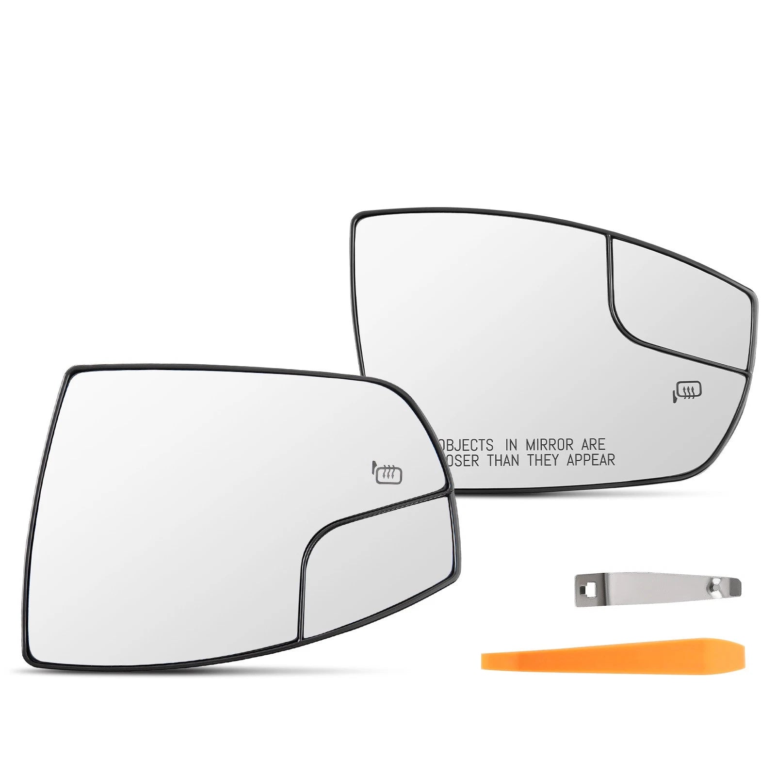 Pair Heated Mirror Glass for Ford C-Max, Escape (2013–2018)