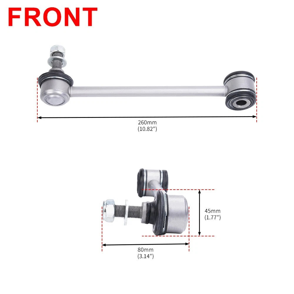 Set of 4 Rear Sway Bar Stabilizer Links for Jeep Wrangler (2007–2020)