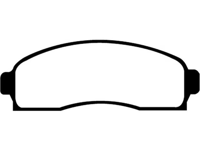 Front Brake Pad Set for Mazda B3000 (2003–2007) QY723GK