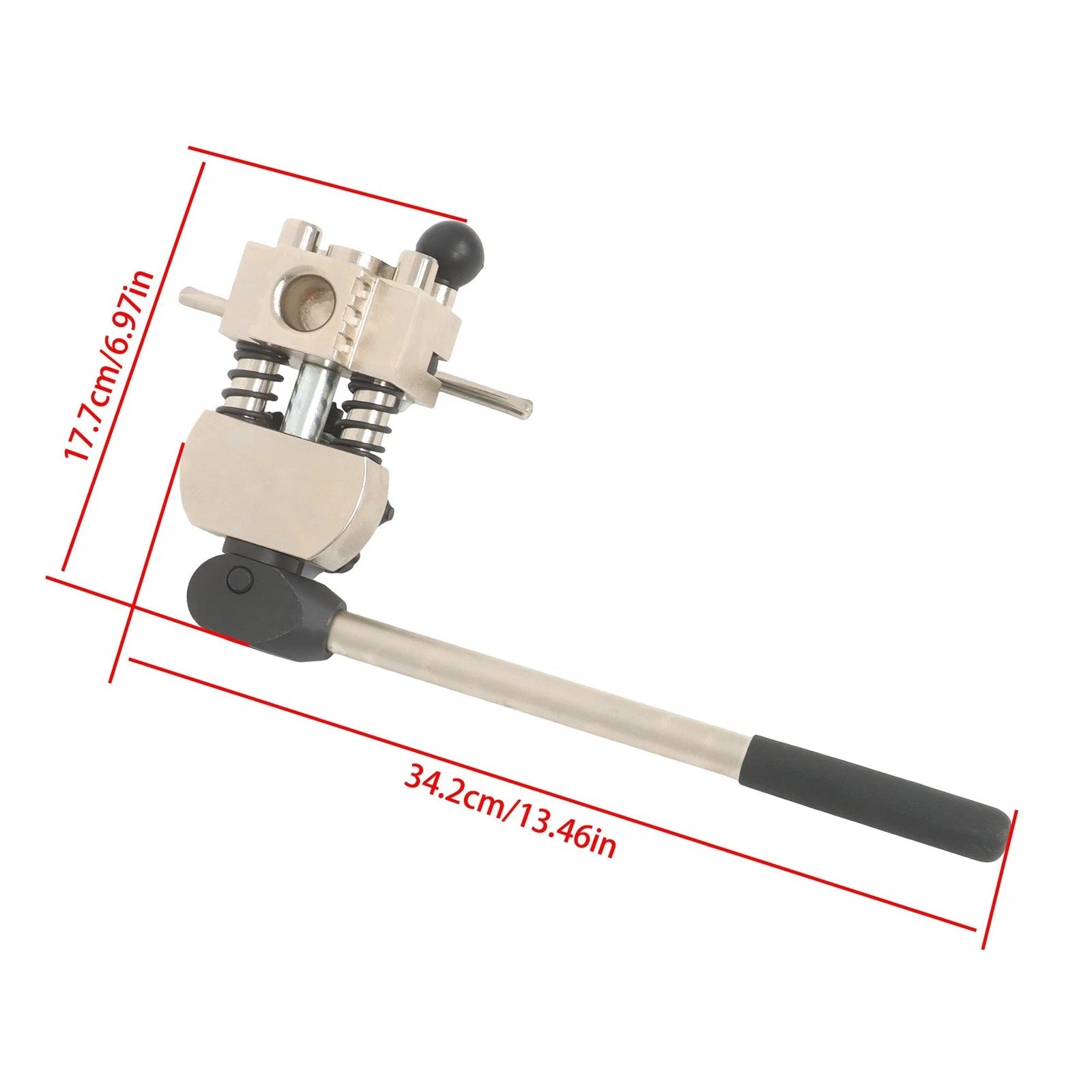 Brake Line Flaring Tool Kit for Automotive (45 & 37 Degree, 3/16"-3/8")