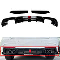 3PCS Rear Bumper Splitter Spoiler Lip for BMW 3-Series F30 F31 F35 M-Sport (12-19)
