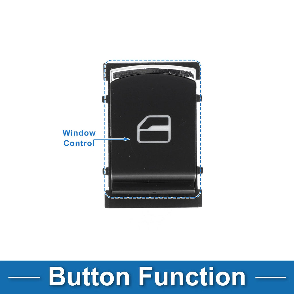 Passenger Power Window Switch for Volkswagen Tiguan Jetta Passat (2018–2023) No.5ND959855