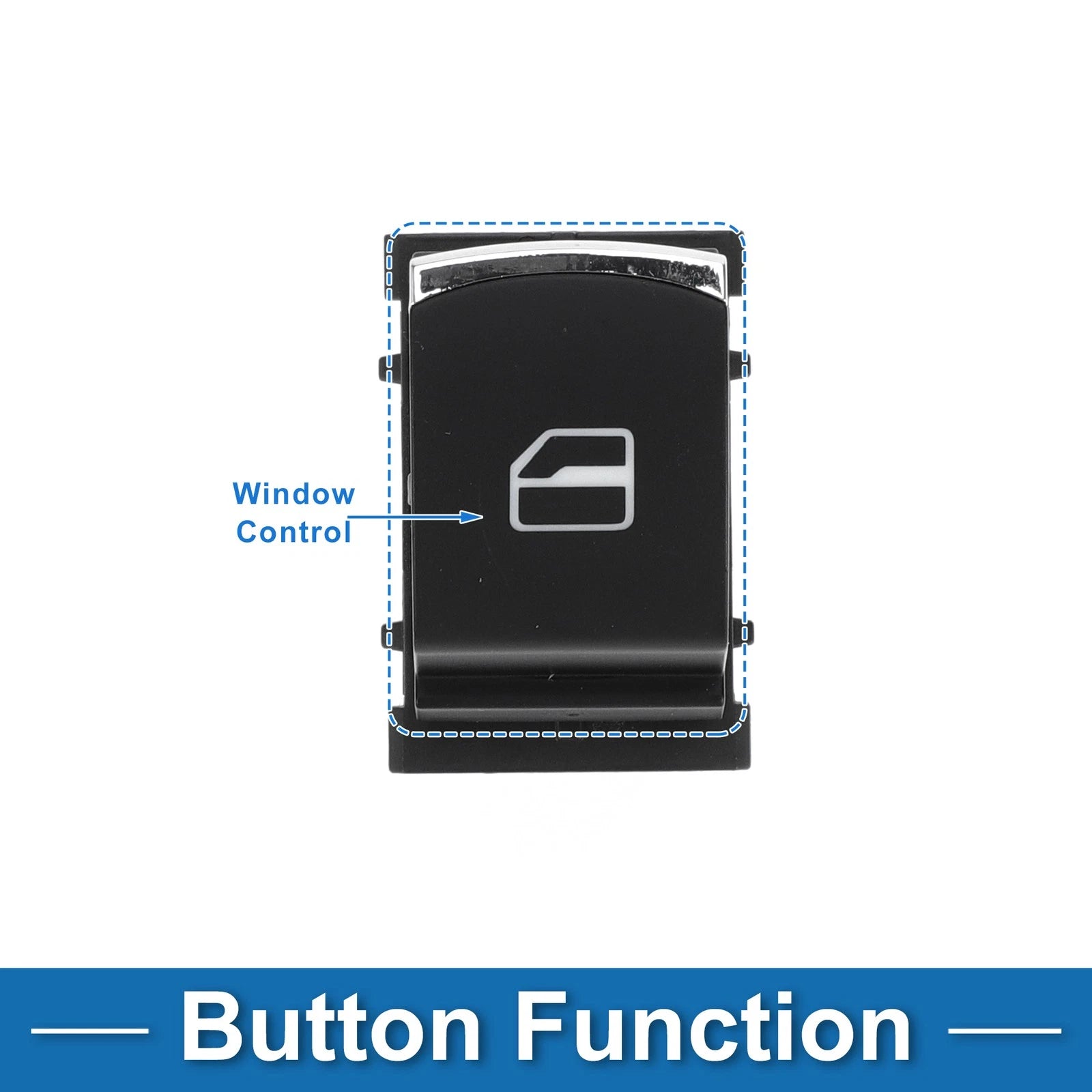Passenger Power Window Switch for Volkswagen Tiguan Jetta Passat (2018–2023) No.5ND959855