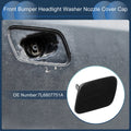 Front Left Washer Nozzle Cover Cap for Volkswagen Touareg 7L MK1 (2002–2006) Black