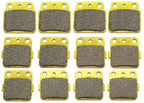 Set of 12 Front Rear Brake Pads for Kawasaki KFX400 KFX 400 KSF 400 (2003–2006)