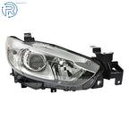 Passenger Right Side Headlight for Mazda 6 (2014-2017) Halogen Black Housing