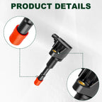 Set of 4 Ignition Coils for Honda Civic Hybrid (2003–2005) 30521-PWA-003