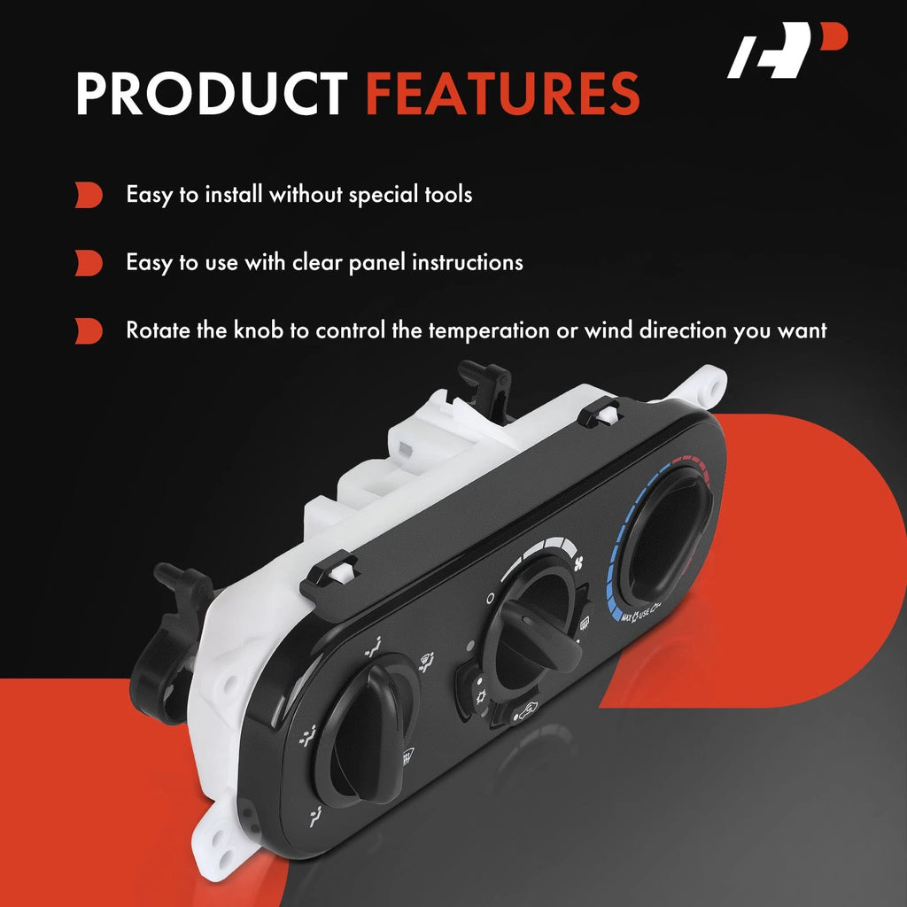 Air Conditioning Control Panel for Jeep Wrangler JL (2018-2023)