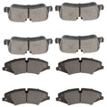 Set of 8 Ceramic Brake Pads for Land Rover Range Rover Sport (2010–2016)