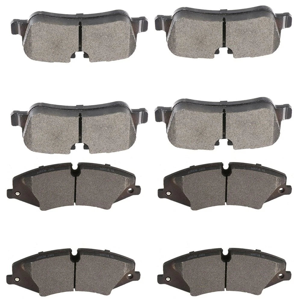 Set of 8 Ceramic Brake Pads for Land Rover Range Rover Sport (2010–2016)