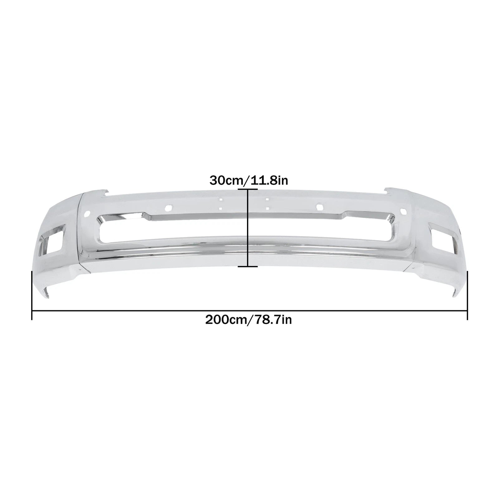 Split Front Bumper with Sensor Holes for RAM 2500 3500 (2010-2018)