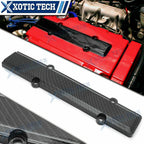 Carbon Fiber Style Engine Plug Cover for Honda Civic B-Series (B16-B18)