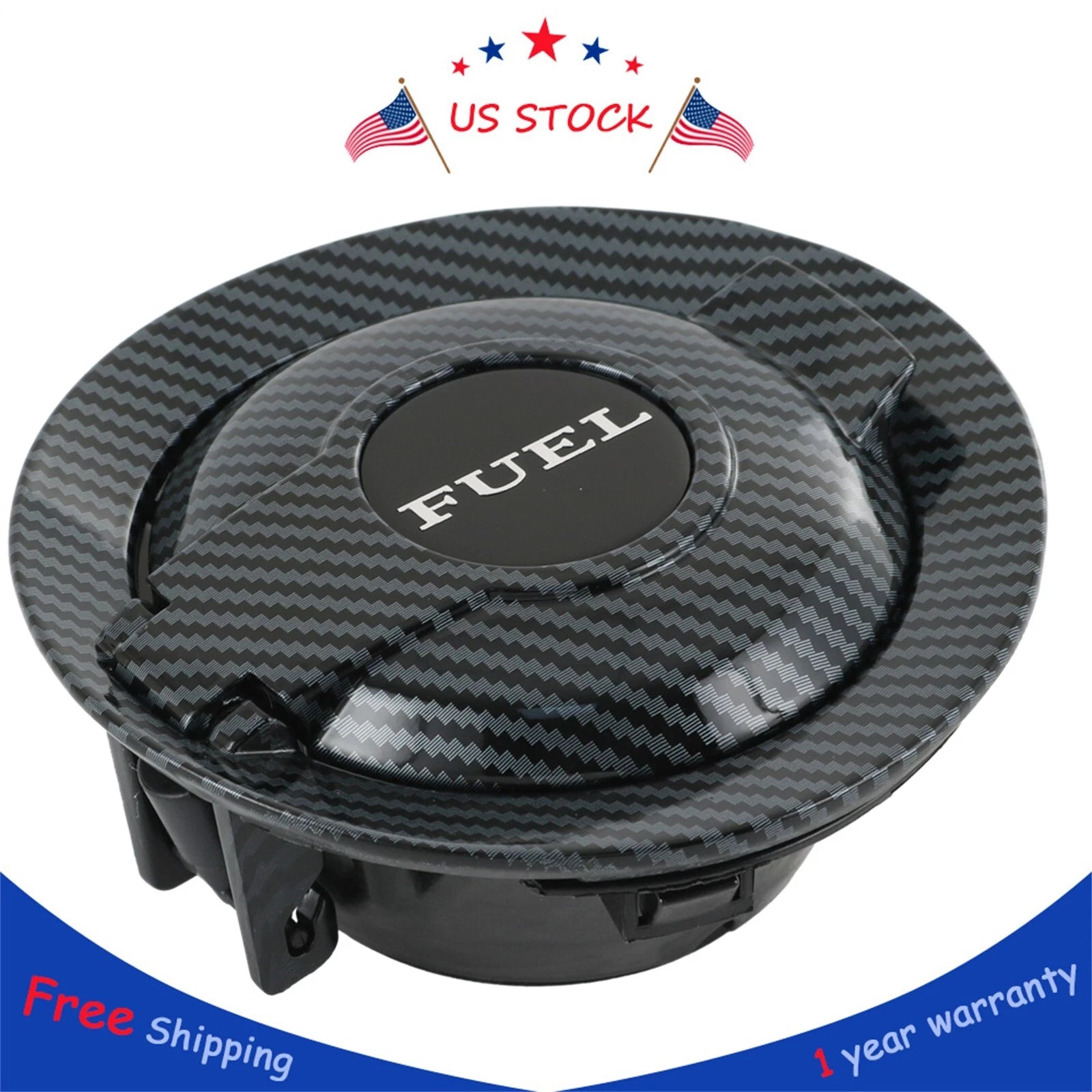 Carbon Fiber Gas Cap Cover for Dodge Challenger (2015–2019)