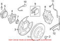 Set of 4 Rear Disc Brake Pads for BMW (OEM 34218099354)