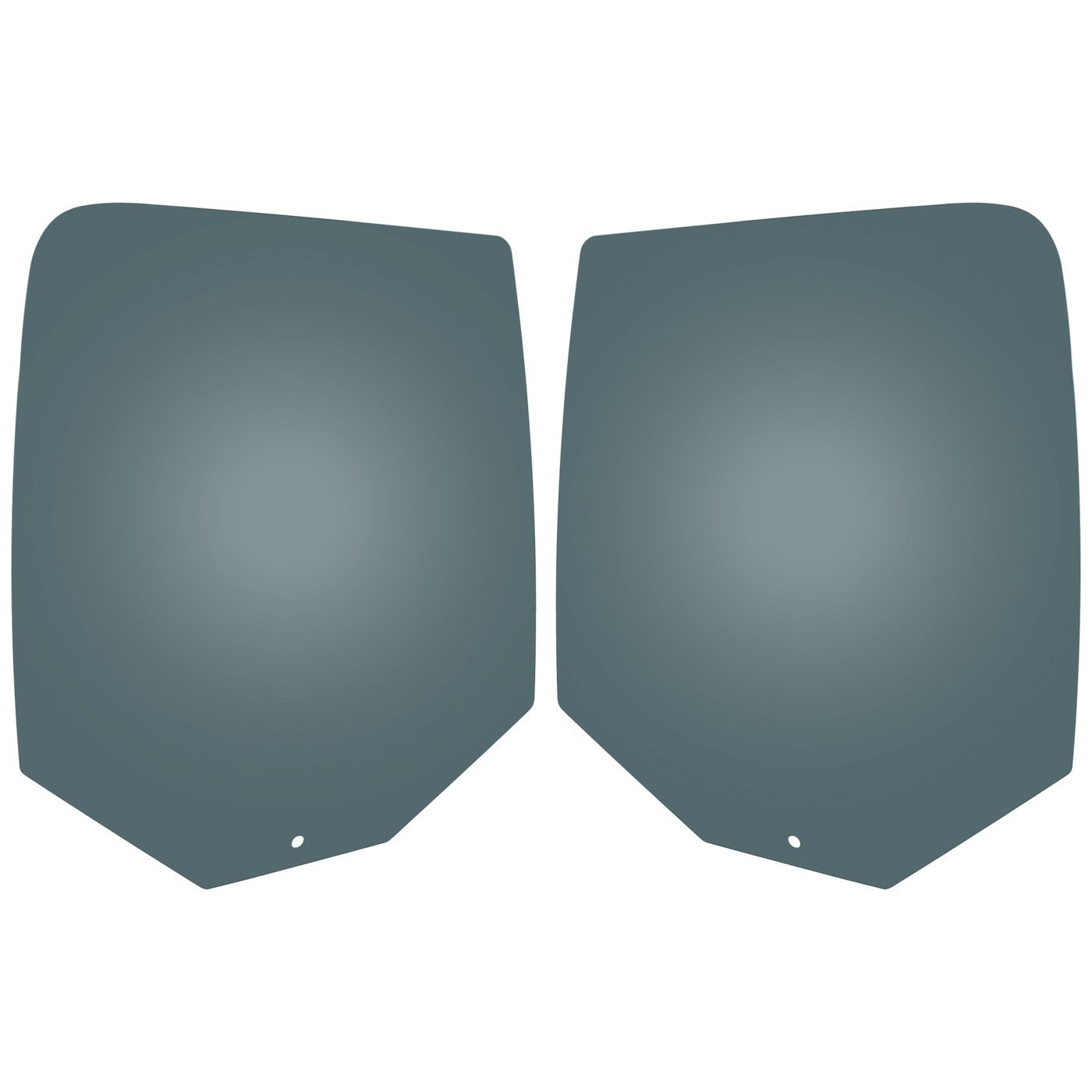 Set of 2 Door Glasses for Ram 1500