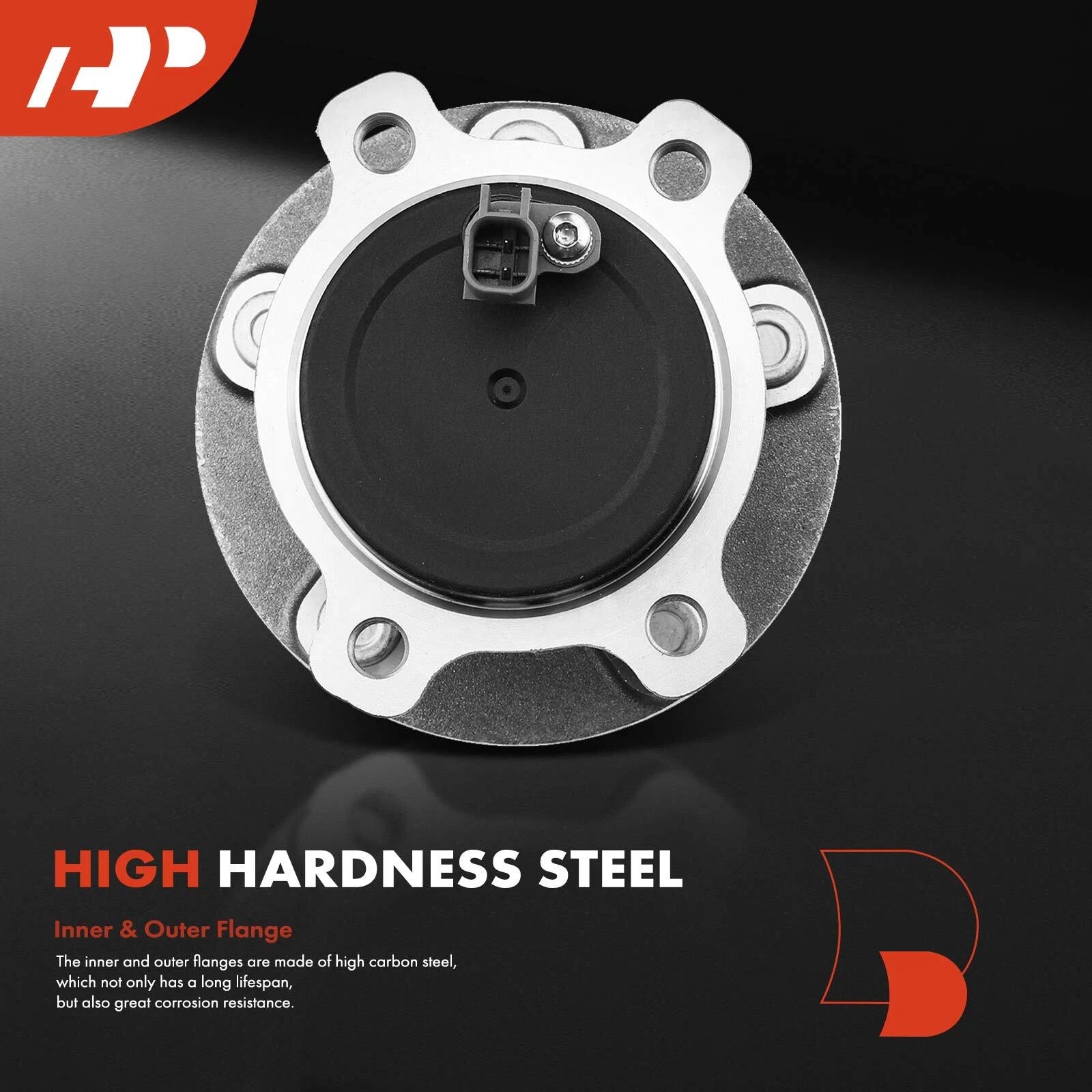 2X Rear Wheel Hub & Bearing Assembly with ABS for Ford Escape (2013–2019)