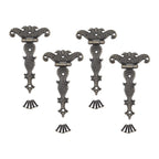 Set of 4 Zinc Alloy Hinges for Vintage Applications
