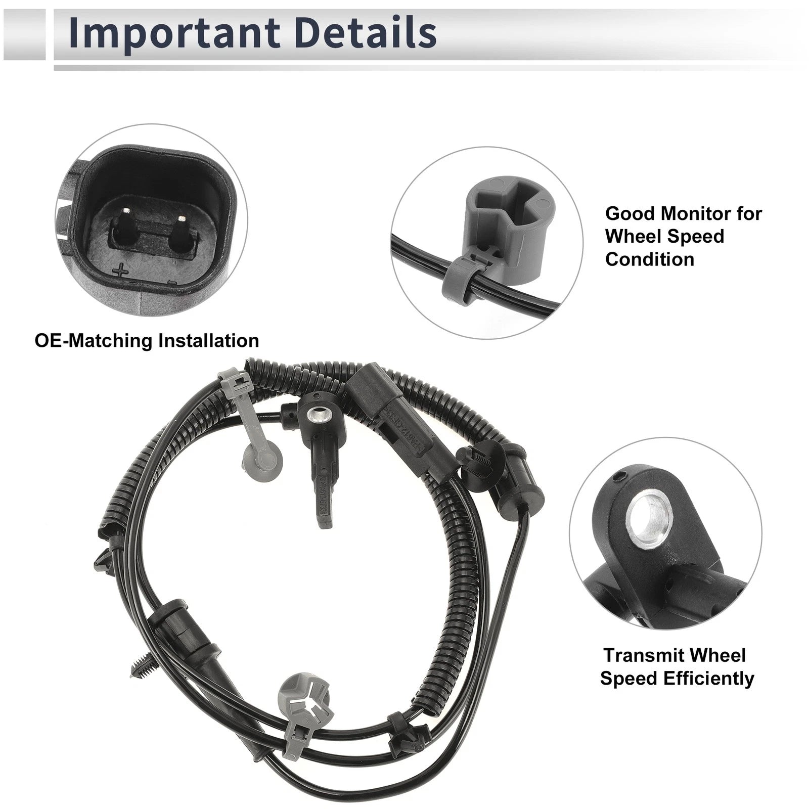 ABS Wheel Speed Sensor No. 22831245 for Chevrolet Malibu (2013–2015)