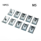 Panel U Nut Clips for Fairing Parts (M5, M6)