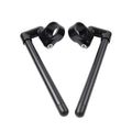46MM Black Cafe Racer 7/8" Clip-On Handlebar for Motorcycle