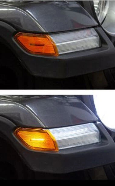LED Amber Turn Signal Lens Replacement for Jeep Wrangler Gladiator (2018–2020)