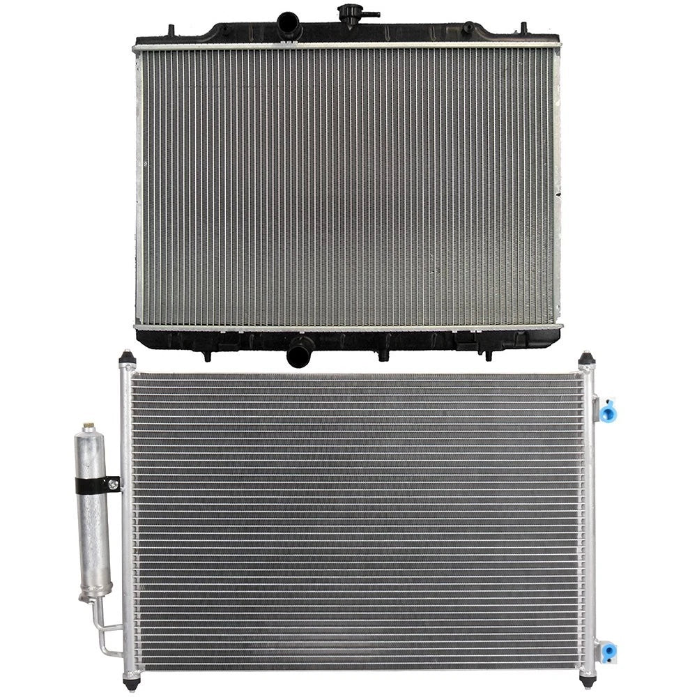 Aluminum Radiator & A/C Condenser Set for Nissan Rogue Select (2014–2015)
