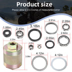 Front Differential Bearing Seals with Pinion Nut Tool for Kawasaki Brute Force 750 (2005–2023)