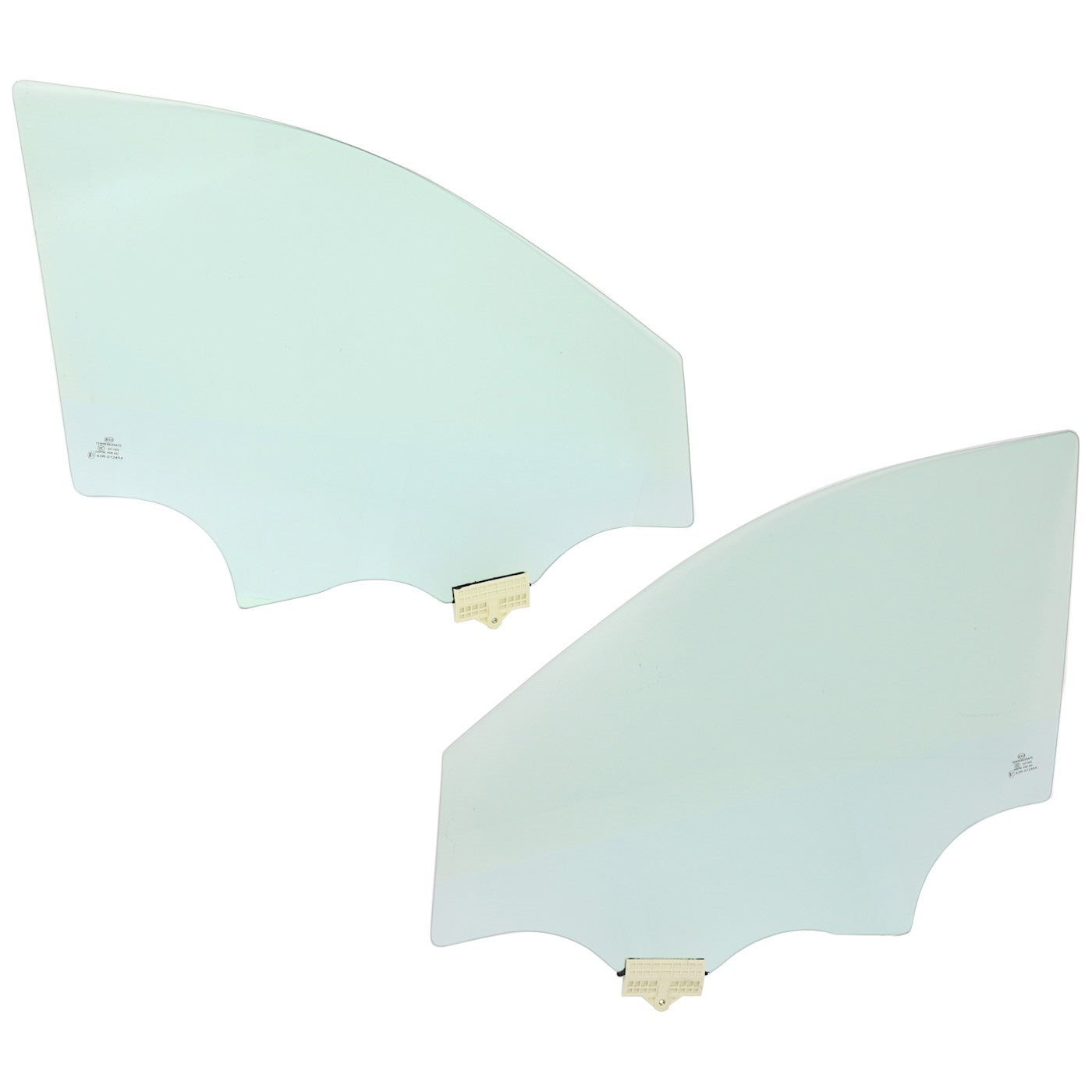Door Glasses Set of 2 for Hyundai (Front Driver & Passenger Side)