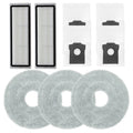 Complete Filter Mop Cloth Dust Bag Kit for Cecotec Conga X100 (2018–2023)