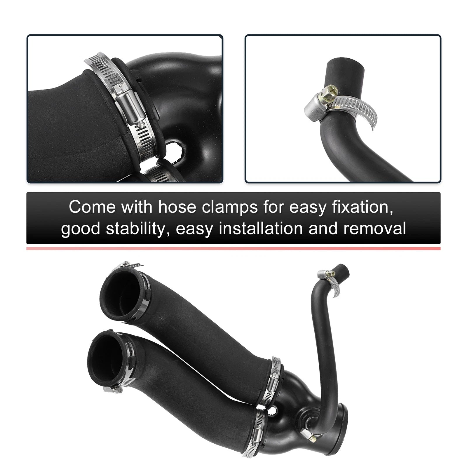 Air Intake Cleaner Duct Hose Tube for Ford F150, Bronco (1994–1996) F6TZ-9B659-AD