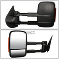 Pair of Towing Mirrors for Silverado/Sierra (2007–2013) - Black, LED Signal
