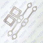 Set of 2 Manifold & Riser Elbow Gaskets for Mercruiser 5.7L 350 (27-33395, 27-863724)