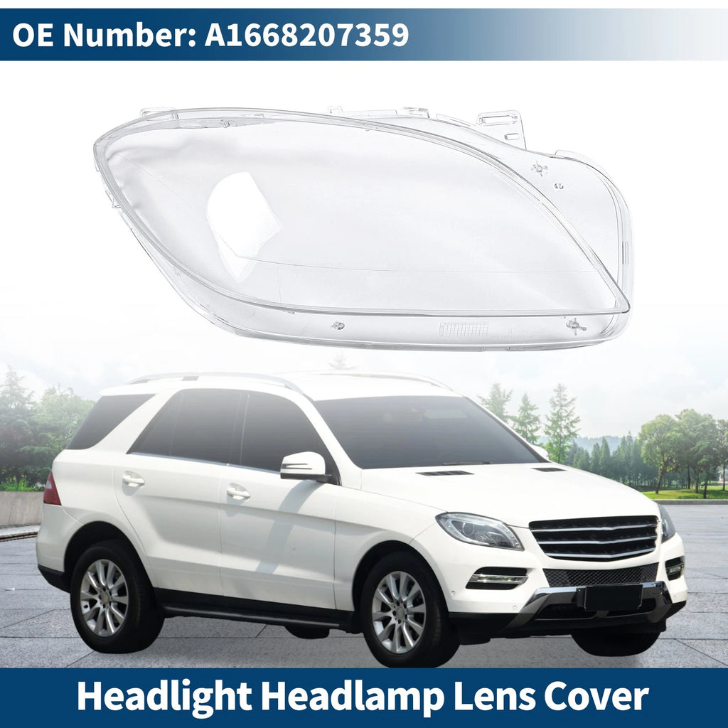 1 Pc Front Right Headlight Lens Cover for Mercedes-Benz ML350 (2012–2015) No.A1668207359