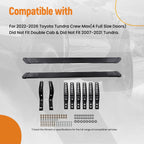 Side Steps Running Boards for Toyota Tundra Crew Max (2022–2026)