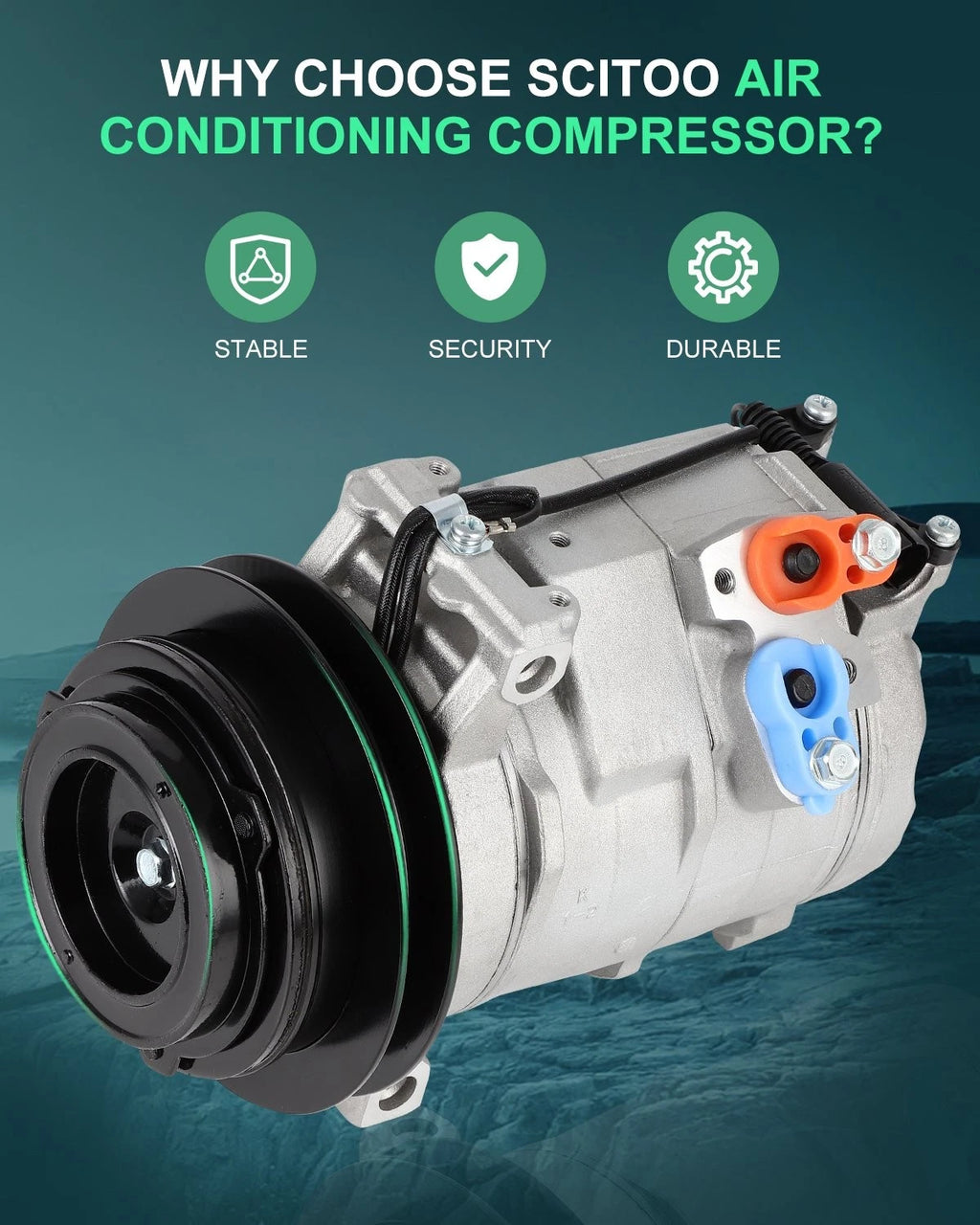 A/C Compressor CO 11307C for Dodge Sprinter 2500 3500 (2003–2006)