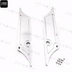Billet Saddlebag Latch Covers for Harley Davidson Touring (1993–2013) Chrome