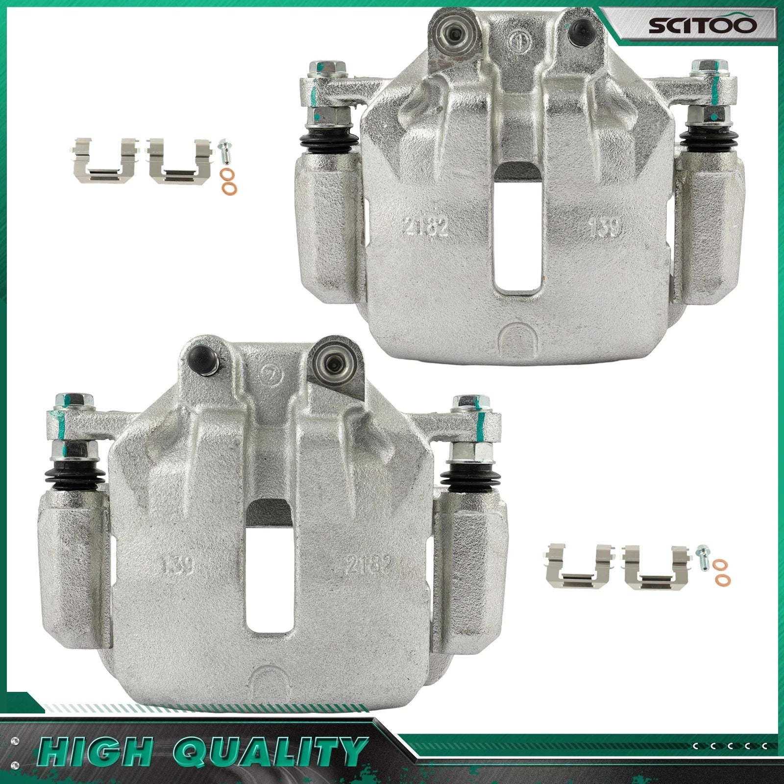 Front Brake Calipers w/ Bracket for Buick Lacrosse (2012–2016)