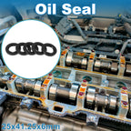 Set of 5 Oil Seal Rotary Shaft Seal Nitrile Rubber 25x41.25x6mm